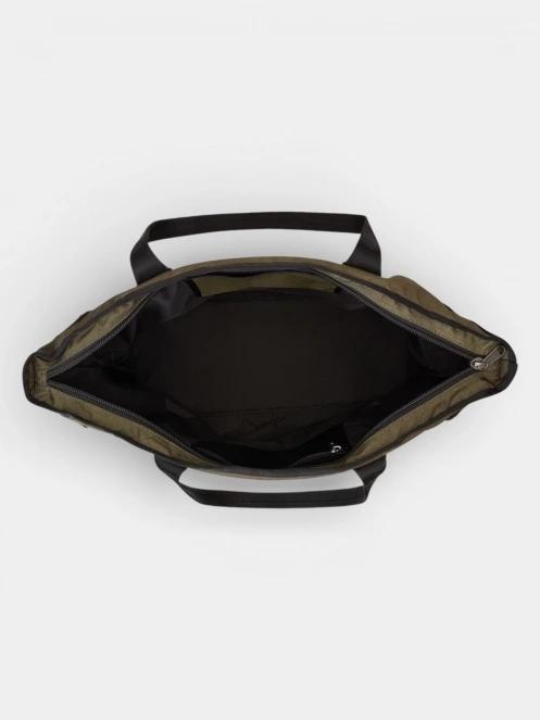 The North Face Tnf Red Box Large Tote Bag válltáska oliva színben 4