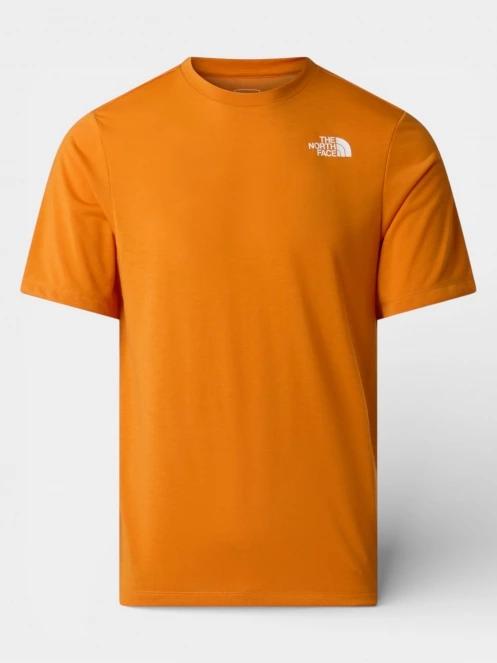 The North Face M Bitmap Logo Short Sleeves Tee-Graphic férfi rövid ujjú sport póló narancssárga színben 5