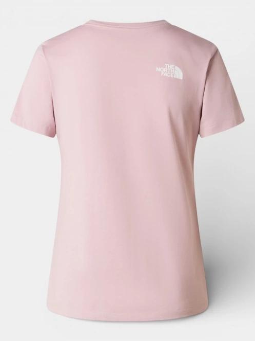 The North Face W Evolution Half Dome Slim Short Sleeve női rövid ujjú póló rózsaszín színben 6