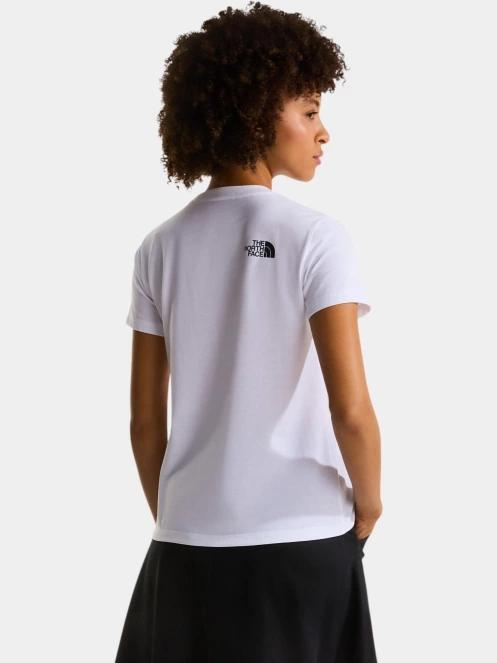 The North Face W Evolution Half Dome Slim Short Sleeve női rövid ujjú póló fehér színben 4