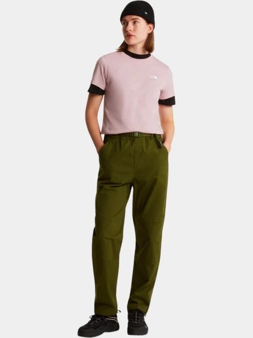 The North Face W Evolution Simple Dome Slm Short Sleeve női rövid ujjú póló rózsaszín színben 4