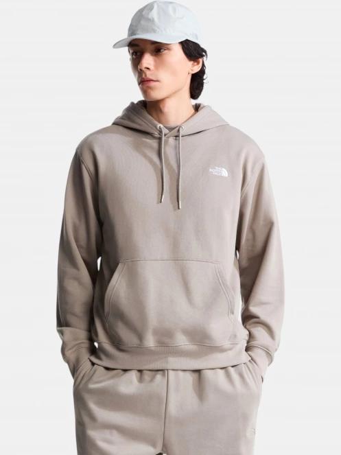 The North Face M Tnf Essential Terry Simple Dome Relaxe férfi kapucnis pulóver szürke színben 2
