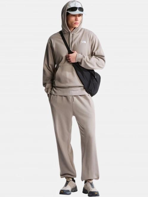 The North Face M Tnf Essential Terry Simple Dome Relaxe férfi kapucnis pulóver szürke színben 4