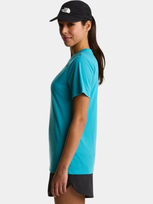 The North Face W Bitmap Logo Short Sleeves Tee-Graphic női rövid ujjú sport póló kék színben 3