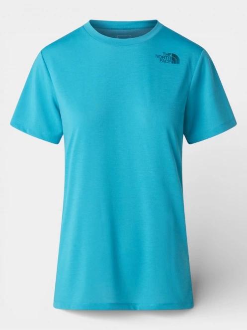 The North Face W Bitmap Logo Short Sleeves Tee-Graphic női rövid ujjú sport póló kék színben 6
