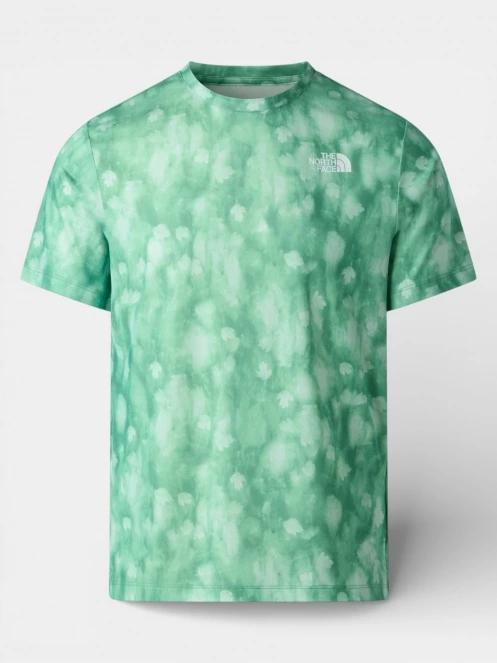 The North Face M 24/7 Short Sleeve T-Shirt Reg-Print férfi rövid ujjú sport póló zöld színben 6