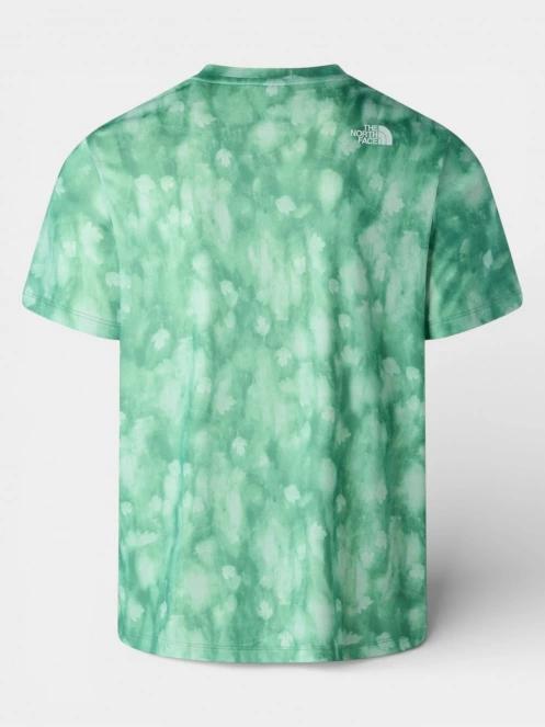 The North Face M 24/7 Short Sleeve T-Shirt Reg-Print férfi rövid ujjú sport póló zöld színben 7