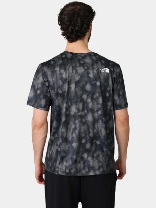 The North Face M 24/7 Short Sleeve T-Shirt Reg-Print férfi rövid ujjú sport póló szürke színben 4