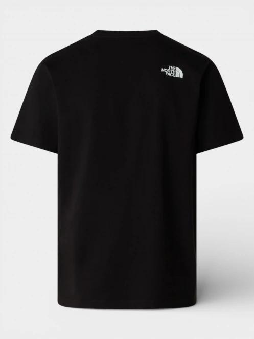 The North Face M Mountain Line Regular Short Sleeve Tee férfi rövid ujjú póló fekete színben 7