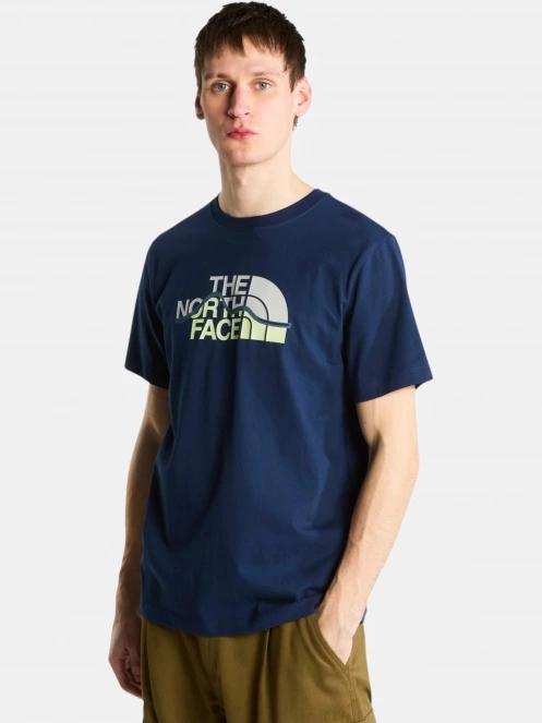 The North Face M Mountain Line Regular Short Sleeve Tee férfi rövid ujjú póló sötétkék színben 2