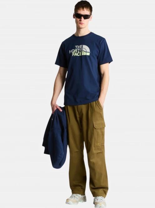 The North Face M Mountain Line Regular Short Sleeve Tee férfi rövid ujjú póló sötétkék színben 4