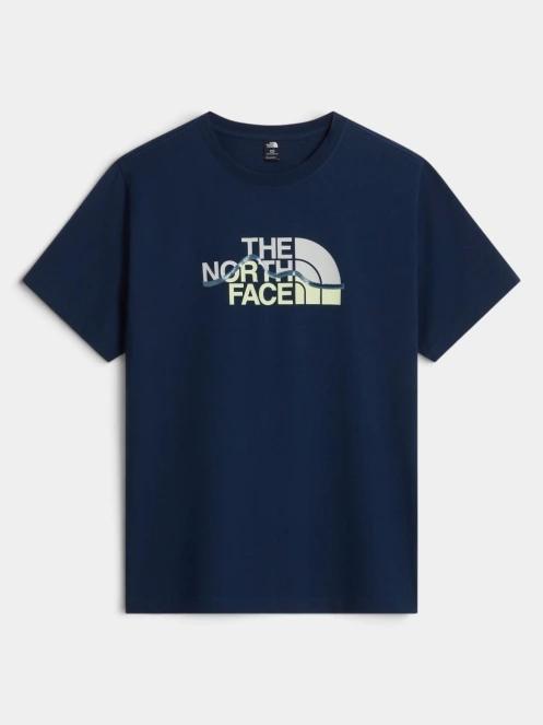 The North Face M Mountain Line Regular Short Sleeve Tee férfi rövid ujjú póló sötétkék színben 5