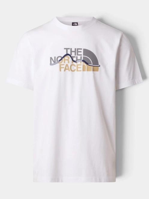The North Face M Mountain Line Regular Short Sleeve Tee férfi rövid ujjú póló fehér színben 2