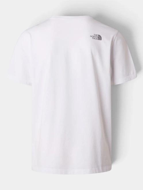 The North Face M Mountain Line Regular Short Sleeve Tee férfi rövid ujjú póló fehér színben 3
