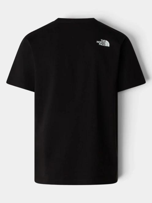 The North Face M Mountain Line Regular Short Sleeve Tee férfi rövid ujjú póló fekete színben 3