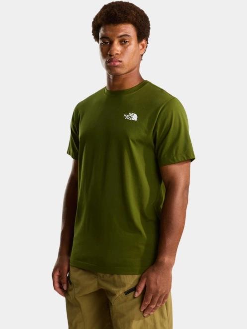 The North Face M Box Nse Celebration Regular Short Slee férfi rövid ujjú póló zöld színben 2