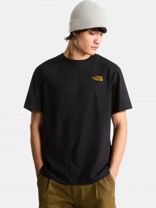 The North Face M Pitch A Tent Relaxed Ss Tee férfi rövid ujjú póló fekete színben 2