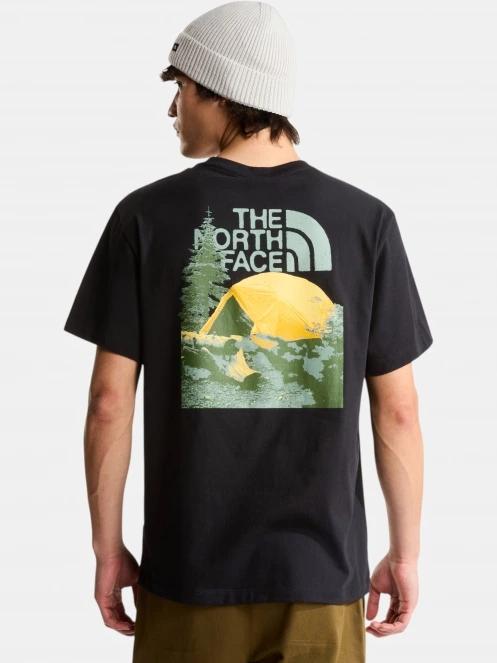 The North Face M Pitch A Tent Relaxed Ss Tee férfi rövid ujjú póló fekete színben 3