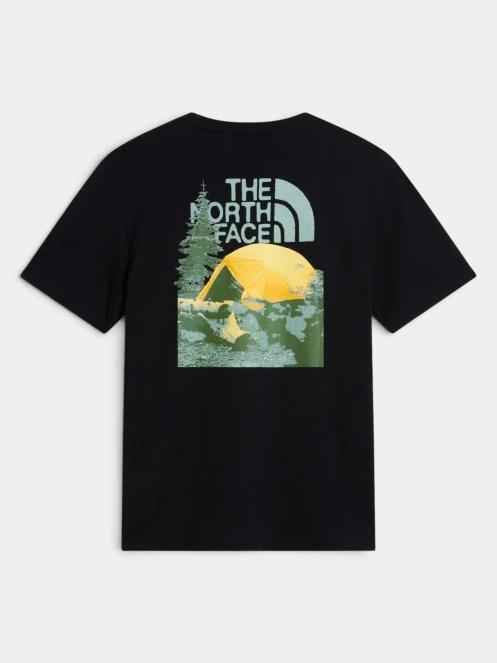 The North Face M Pitch A Tent Relaxed Ss Tee férfi rövid ujjú póló fekete színben 6