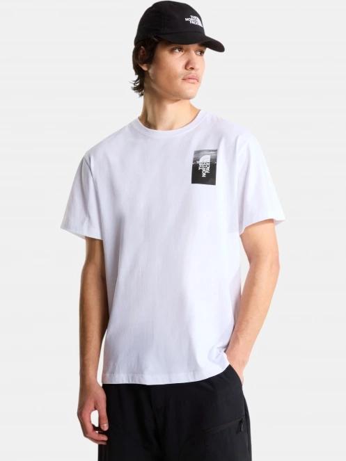 The North Face M Apex '75 Collage Relaxed Ss Tee férfi rövid ujjú póló fehér színben 2