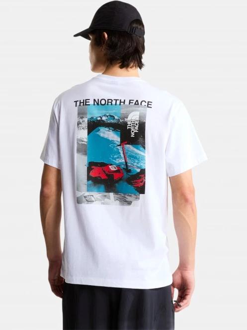 The North Face M Apex '75 Collage Relaxed Ss Tee férfi rövid ujjú póló fehér színben 3
