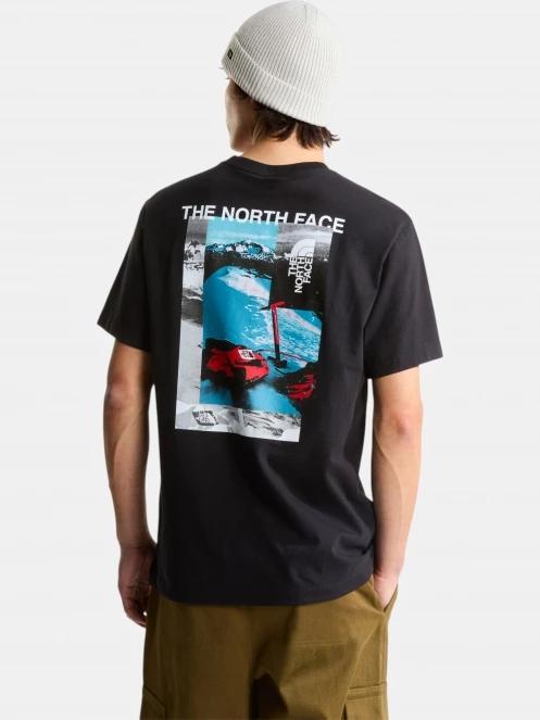 The North Face M Apex '75 Collage Relaxed Ss Tee férfi rövid ujjú póló fekete színben 3