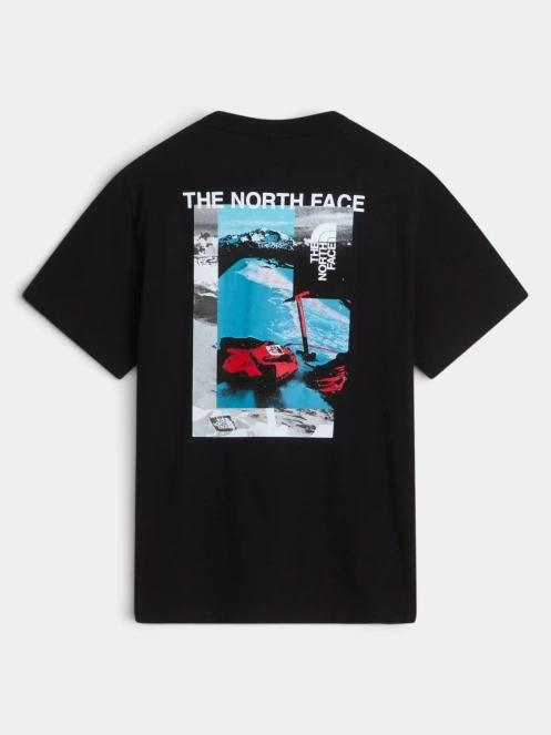 The North Face M Apex '75 Collage Relaxed Ss Tee férfi rövid ujjú póló fekete színben 6