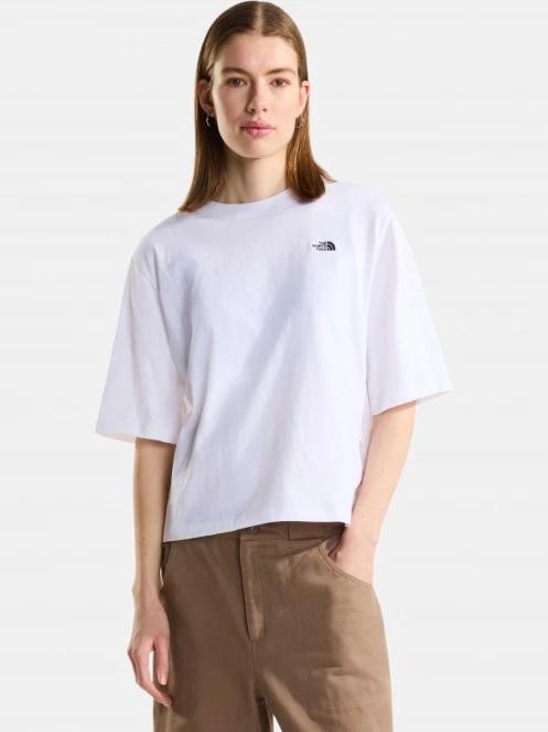 The North Face W Tnf Essential Simple Dome Boxy Rlx Ss női rövid ujjú póló fehér színben 2