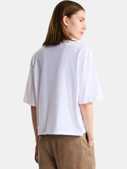 The North Face W Tnf Essential Simple Dome Boxy Rlx Ss női rövid ujjú póló fehér színben 3