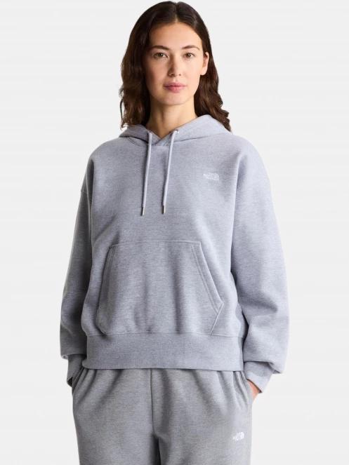 The North Face W Tnf Essential Simple Dome Boxy Os Hood női kapucnis pulóver szürke színben 2