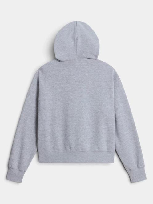 The North Face W Tnf Essential Simple Dome Boxy Os Hood női kapucnis pulóver szürke színben 6