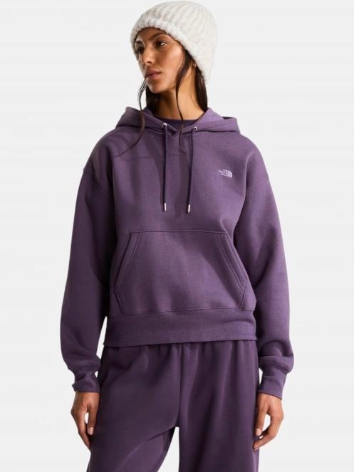 The North Face W Tnf Essential Simple Dome Boxy Os Hood női kapucnis pulóver lila színben 2