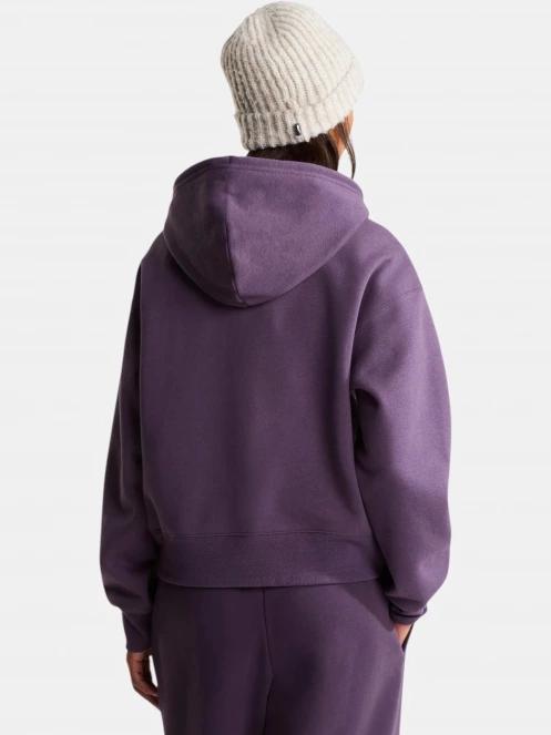 The North Face W Tnf Essential Simple Dome Boxy Os Hood női kapucnis pulóver lila színben 3