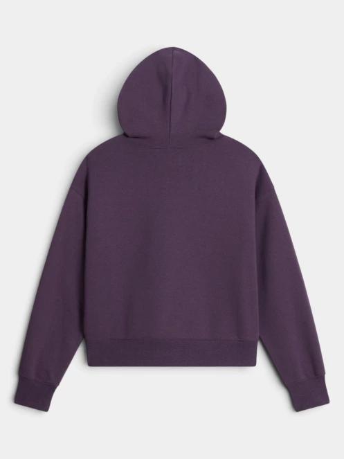 The North Face W Tnf Essential Simple Dome Boxy Os Hood női kapucnis pulóver lila színben 6