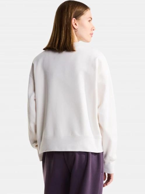 The North Face W Tnf Essential Simple Dome Boxy Os Crew női pulóver fehér színben 3
