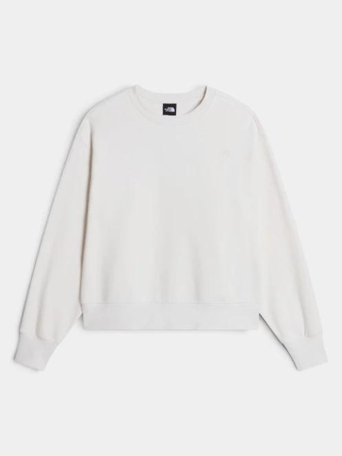 The North Face W Tnf Essential Simple Dome Boxy Os Crew női pulóver fehér színben 5