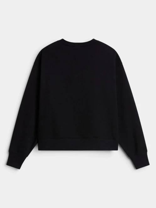 The North Face W Tnf Essential Simple Dome Boxy Os Crew női pulóver fekete színben 6