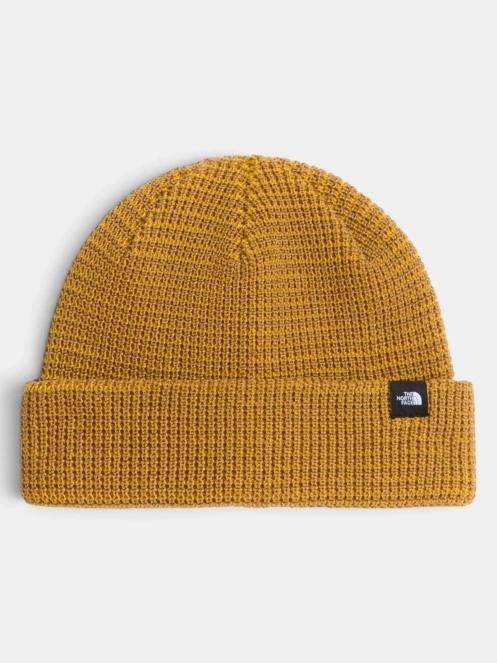 The North Face Tnf Fisherman Beanie kötött sapka sárga színben 2