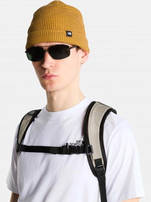 The North Face Tnf Fisherman Beanie kötött sapka sárga színben 4