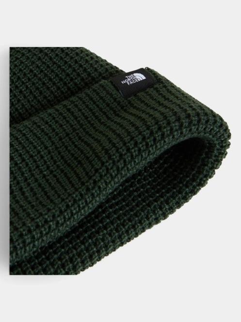The North Face Tnf Fisherman Beanie kötött sapka sötétzöld színben 3
