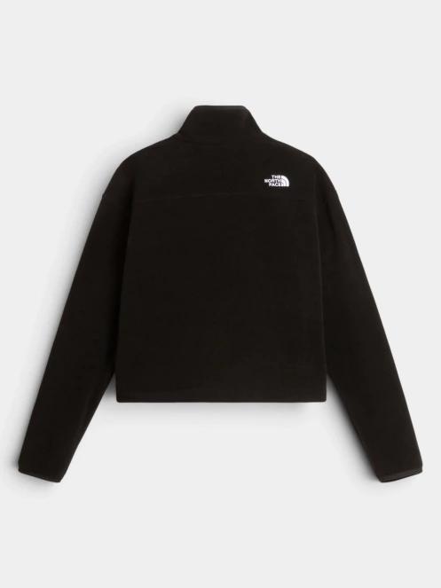 The North Face W Novelty Logo Glacier 1/4 Zip női polár pulóver fekete színben 6