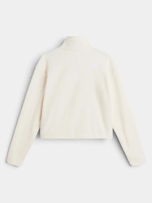 The North Face W Novelty Logo Glacier 1/4 Zip női polár pulóver fehér színben 6