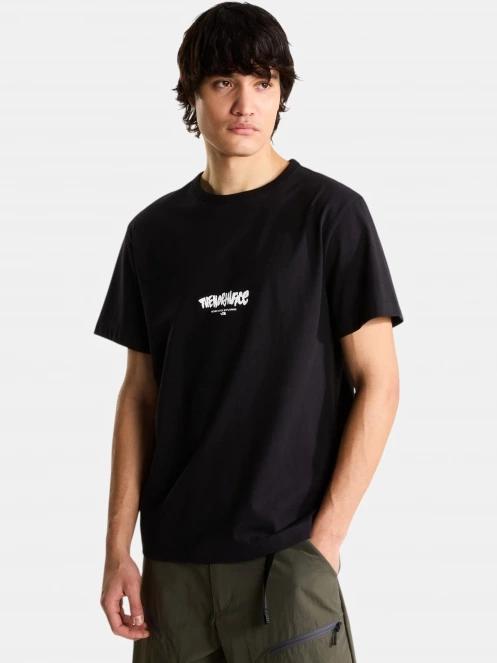 The North Face U Nse Relaxed Ss Tee-Logo Play férfi rövid ujjú póló fekete színben 2