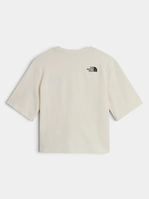 The North Face W Ski Embro Boxy Ss Tee-Graphic női rövid ujjú póló fehér színben 6
