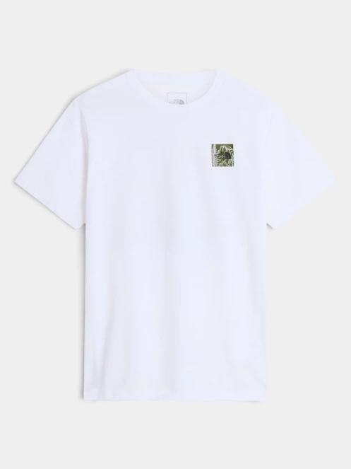 The North Face M Monte Reg Ss Tee-Graphic férfi rövid ujjú póló fehér színben 5