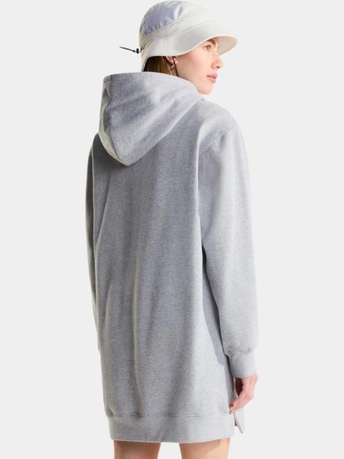 The North Face W Essential Sd Rlx Hooded Dress női pulóverruha szürke színben 3