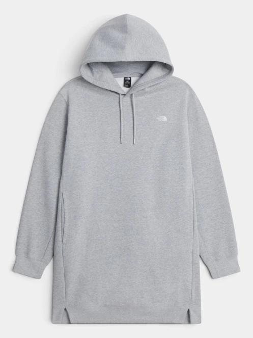 The North Face W Essential Sd Rlx Hooded Dress női pulóverruha szürke színben 5