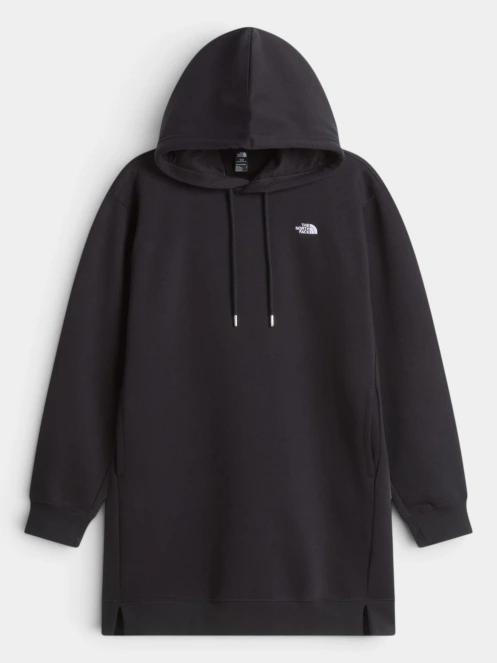 The North Face W Essential Sd Rlx Hooded Dress női pulóverruha fekete színben 2
