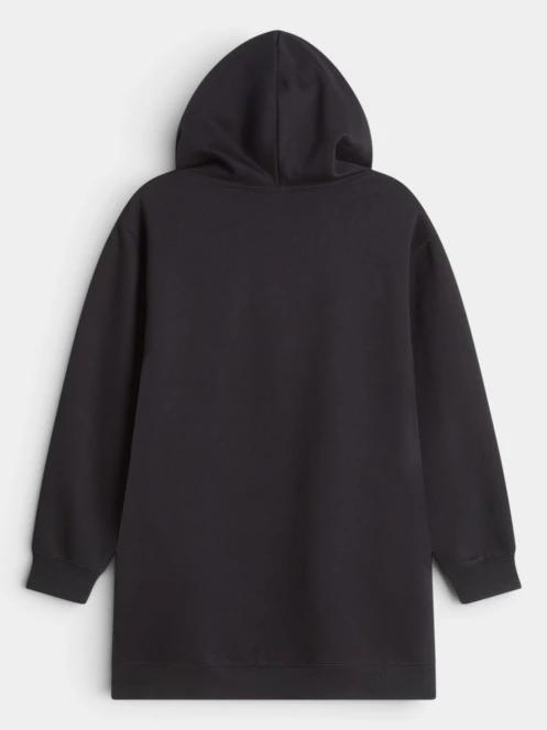 The North Face W Essential Sd Rlx Hooded Dress női pulóverruha fekete színben 3