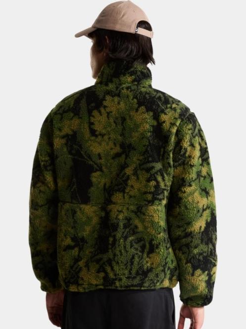 The North Face M Extreme Pile 2 Fz Jacket -Print férfi polár pulóver sötétzöld színben 4